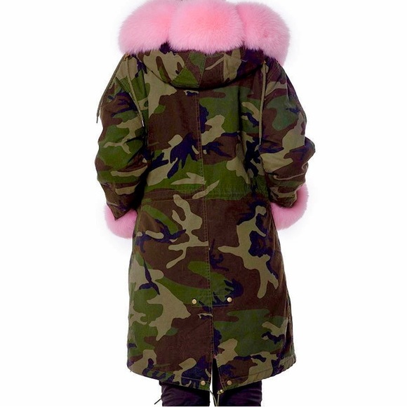 Real Fox Fur Parka Jacket